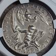Germany Deutschland 1933 -1945 Karl Goetz Silbermedaille Silver Medal 1936-DATED Frederick II the Great 150th Anniversary of Death Friedrich der Große NGC UNC Details cleaned