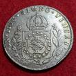 Brasilien Brazil Kaiserreich Empire 960 Reis Pataco Date not readable Mintmar Kaiser Peter Pedro I. (1823 - 1831) Rio de Janeiro AU ovestrike grey toning