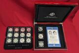 Australien, China, Kanada, USA etc. 15 Silbermünzen Set 2011 Fabulous 15 Set BU/proof some with privy mark with box & coa