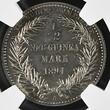German New Guinea Deutsch Neuguinea 1/2M 1894 A Paradiesvogel NGC MS 64 Choice unc