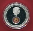 1 Dollar Silbermünze 2014 Serie Treasures of the World - Australien Gold (1 oz) proof in capsule w. certificate, orig. packaging