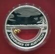 Australien 1 Dollar Silbermünze 2010 Treasures of Australia-Serie - Gold proof in capsule w. certificate, orig. packaging