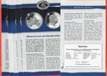 Cook Islands 6 x 10 Dollar Silbermünzen, je 1/2 oz Silber 2011 Die Geschichte des Silbers - Sammlung Proof with capsules & German coa