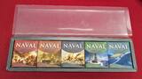 Cook Islands 5 x 1 Dollar $1 Silbermünzen 2010 & 2011 Famous Naval Battles - Set of 5 Proof 1oz Silver Coins - Berühmte Seeschlachten Proof with original packaging