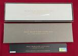Gabun 7 Goldmünzen je 0,5 Gramm Gold 2023 Half Gram Gold Coins mit Ruthenium-Veredelung Proof with original packaging