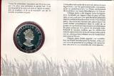 Jersey 2 Pfund Silbermünze 1987 25 Jahre WWF - Mauritius-Taube proof in capsule with certificate
