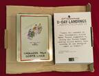 Alderney, Bailiwick of Jersey & Guernsey 3 x 5 Pfund Silbermünzen 2004 60th Anniversary of D-Day Proof with box, carton & coa