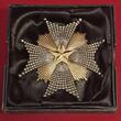 Schweden Sweden Bruststern Großkreuz mit Gold Inlay 14 Kt (geprüft o.J. Order of the polar star Polarstern Orden Nordstern Sonderform mit Gold 14K ? Used