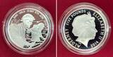 Alderney 5 Pounds Silbermünze 2014 The 70th Anniversary of D-Day Proof with original packaging