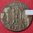 Germany Deutschland Karl Götz Medaille Bronze Gußmedaille 1920 Code Napoleon Französische Rechtsprechung Satire Wüstlinge am Rhein AU almost as cast usual casting flaws