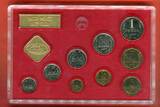 Russland UDSSR Kursmünzensatz KMS 2,06 Rubel 1977 Leningrad Mint BU 1 Kopeke bis 1 Rubel coinset with box & carton