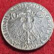 Kiautschou China Tsingtau 10 Cents Cent 1 Jiao 1909 China Kiautschau Kolonie USA AU min cleaned