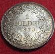 Bayern Bavaria 1 Gulden 1870 Ludwig II. 1864 - 1886 uncirculatd toned mintstate