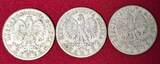 Polen 3 x 2 Zloty Silber 1932, 1933, 1934 Jadwiga Frauenkopf Lot USA about vf/xf