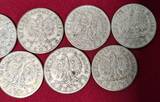 Polen 7 x 2 Zloty Silber 1932, 1933, 1934 Jadwiga Frauenkopf Konvolut - 30 Gramm Rauhgewicht USA about vf/xf