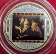 Cook Islands 20 Dollar mit Farbapplikation und 16 Glaselementen 2012 Masterpieces of Art - Peter Paul Rubens - Die Flucht nach Ägypten - Proof colorated with coa, box & carton