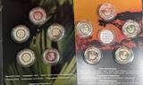 Bundesrepublik Deutschland 25 x 5 Euro Gedenkmünzen - 125 Euro nominal 2017-2021 jeweils A,D,F,G Klimazonen der Erde - Tropische Zone 2017 bis Polare Zone 2021 Unc with capsules & box