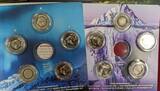 Bundesrepublik Deutschland 25 x 5 Euro Gedenkmünzen - 125 Euro nominal 2017-2021 jeweils A,D,F,G Klimazonen der Erde - Tropische Zone 2017 bis Polare Zone 2021 Unc with capsules & box