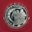 Frankreich 10 Euro Silbermünze 2010 Die Abenteuer von Blake und Mortimer proof in capsule, certificate & box