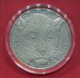Kamerun 1000 Francs CFA Silbermünze 2013 The African Big Five - Leopard (1 oz, selten / rar) antique finish in capsule, coa & box
