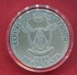 Kamerun 1000 Francs CFA Silbermünze 2013 The African Big Five - Leopard (1 oz, selten / rar) antique finish in capsule, coa & box
