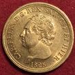Italienische Staaten Piemont Sardinien Piedmont 80 Lire Gold 1828 L Turin Adler Carlo Felice Karl Felix Charles Felix (1821-1831) Prägeglanz some Luster USA Unc min hairlines