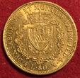 Italienische Staaten Piemont Sardinien Piedmont 80 Lire Gold 1828 L Turin Adler Carlo Felice Karl Felix Charles Felix (1821-1831) Prägeglanz some Luster USA Unc min hairlines