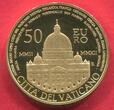 Vatikan Vatican KMS 1 Cent - 2 Euro mit 50 Euro Gold 2012 MMXII Papst Benedikt Benedict XVI. mit 10 Jahre Vatikanischer Euro 10 Years Euro Proof with original packaging