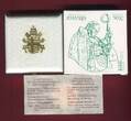 Vatikan 2000 Lire Silbergedenkmünze 2001 Dialog zwischen den Kulturen - Johannes Paul II. unc, with Box+certificat