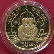 Vatican Vatikan Papst Franziskus KMS 1 Cent - 2 Euro mit 50 Euro Gold 2019 MMXVIX Pope Papst Francis (Franciscus) (2013-date) Familie Family Proof with original packaging