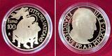 Vatikan 100 Euro Gold Gedenkmünze 2015 Die Evangelisten: Matthäus - Pontifikat seiner Heiligkeit Franziskus Proof with original packaging