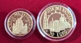20 und 50 Euro Goldmünzen 2015 Vatikan 20 und 50 Euro Gold Satz PP - Papst Franziskus - Pope Francis Proof set with coa, carton and original box