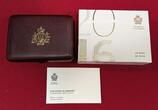 20 und 50 Euro Gold 2016 Architektonische Elemente San Marinos - Castello di Fiorentino & Chiesanuova Proof with box, carton & coa