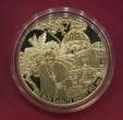 Togo 100 Francs CFA Cu-Ni-Münze 2013 Papst Emeritus Benedikt XVI. (vergoldet - gold-plated, selten/rar) proof in capsule with certificate, orig. packaging