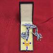 Drittes Reich Orden Auszeichnung 1938 Mutterkreuz imit langem Band Vergoldet AU with Box
