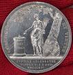 Österreich Kaiserreich Silbermedaille Linien Prägebedingt 1816 Franz I. Vierte Vermählung des Kaisers mit Charlotte Augusta von Bayern AU Die polish small scratches mount removed