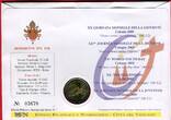Vatikan 2 Euro Gedenkmünze 2005 XX. Welt-Jugendtreff Papst Benedikt XVI. Kölner Dom unc with philatelic-numismatic cover