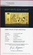 Deutschland 0,5 Gramm Goldnote 2015 25 Jahre Deutsche Einheit - 2 + 4 Vertrag proof with plastic capsule + coa