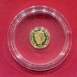 Cook-Inseln 5 Dollars Gold 2009 10 Jahre Euro-Einführung proof in capsule, certificate & box