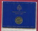 Vatikan 2 Euro Gedenkmünze 2007 Benedict XVI. 80. Geburtstag BU with original folder