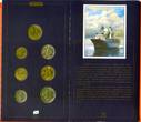 Russland Russia Rußland Kursmünzenstz KMS 1996 Peter I. der Große - 300 Jahre russische Flotte Russian Fleet orig. coinset with folder and slipcase