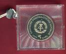 DDR 5 Mark Neusilber Gedenkmünze 1985 Zwinger - Dresden Proof sealed