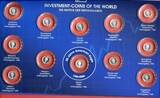 Malawi 12 x 5 Kwacha Silbermünzen je 1/25 Unze 2006 Set Investment Coins of the World - 20 Jahre American Eagle Proof with folder