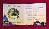 Togo 100 Francs CFA Kupfer vergoldet 2013 Sede Vacante - Rücktritt von Papst Benedikt XVI. BU gold plated with box, carton & coa