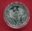 20 Euro Silbermünze 2003 Österreich im Wandel der Zeit - Nachkriegszeit proof in capsule with certificate, orig. packaging