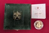 Vatikan 50 Euro Goldmünze - 917er Gold 2005 Benedikt XVI. Sakramente Taufe Proof with box & coa, without carton
