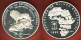 Guinea Equatorial, Guinea Ecuatorial 7000 Francos Silbermünze - 1/2 kg 1992 Endangered Wildlife - Family of Lions - Löwen - half kilo Proof, hairlines, slightly cleaned, only with coa