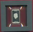 Tuvalu 1 Dollar Silbermünze 2019 40 Jahre Alien (1 oz, m. Farbauflage) proof in capsule with certificate, orig. packaging