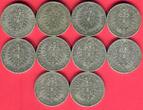 Germany Deutschland Kaiserreich Lot 10 x 5 Mark Kaiserreich Silber 1876 Wilhelm I. Lot see picture