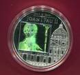 Andorra 5 Diners Silbermünze 2011 Papst Johannes Paul II. (Hologrammmünze) proof in capsule, certificate & box